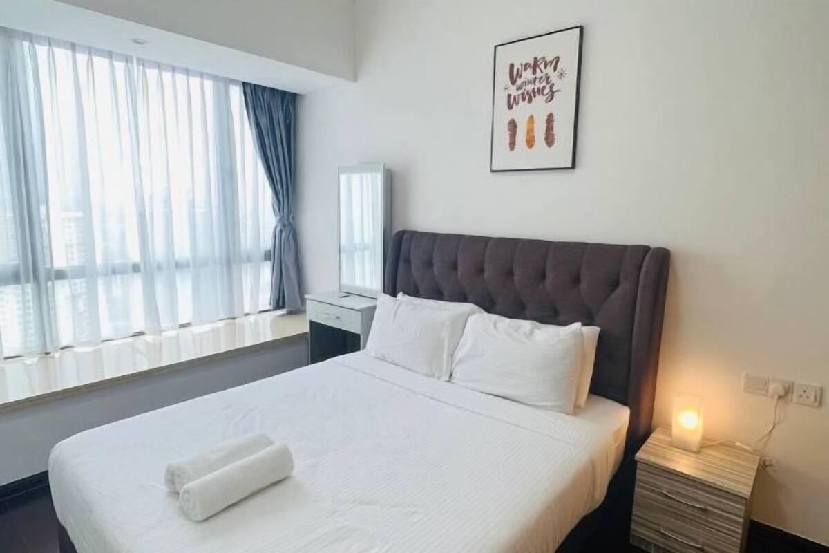 1 bilik tidur, langsir/tirai gelap terus, seterika/papan seterika