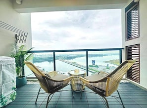 Luksus-firemannsrom | Balkong