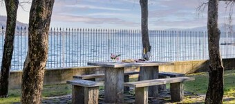 Large lakeside villa