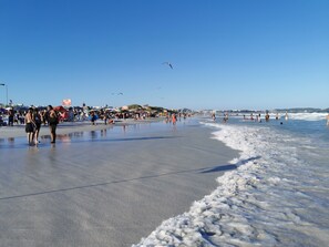 On the beach