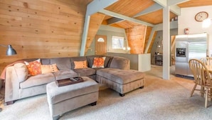 Chalet, Multiple Beds (31 Night Minimum at Ski Bird's Paradi) | Living area - 31 Night Minimum at Ski Bird's Paradise (Carnelian Bay)