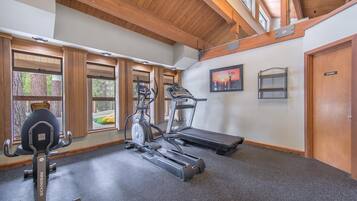 Appart'hÎtel, 1 trÚs grand lit et 1 canapé-lit (The Happy Haven) | Salle de remise en forme