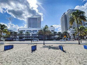 On the beach