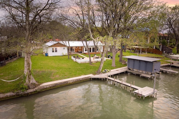 Lakefront home with stunning views.