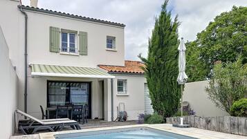 Udendørs pool, opvarmet pool