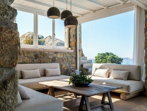 Interior - Villa Tavani
Stunning panoramic sea view magical sunsets, close to all hot spots (Mikonos)