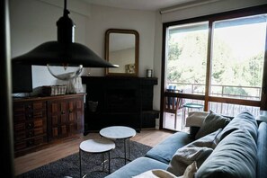 Fernseher, Kamin