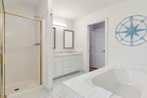 Shower, towels