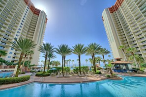 Indoor pool, a heated pool - Shores of Panama 302 Sleeps 6~2 Bdrm (Panama City Beach)