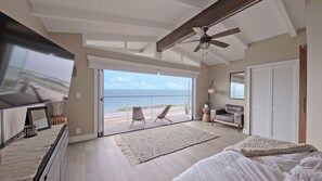 3 bedrooms, desk, iron/ironing board, travel cot