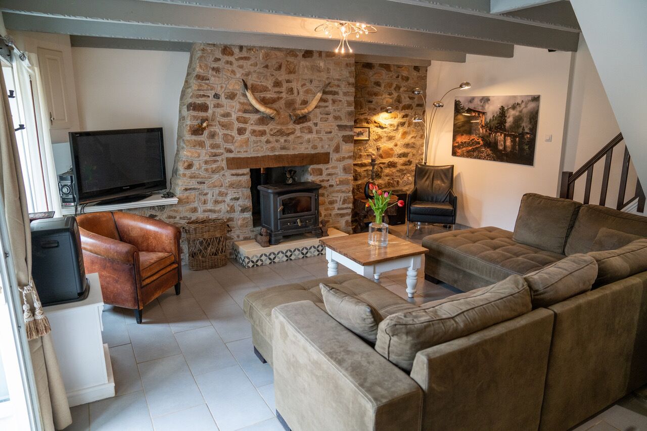 TV connectée, cheminée