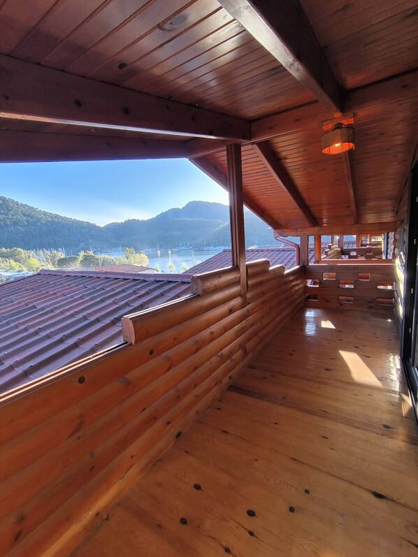 Appartement Duplex Familial, 2 chambres, vue plage | Terrasse/Patio