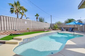 House (3 Bedrooms) | Interior - Game Room + Fire Pit : Lake Havasu Retreat! (Lake Havasu City)