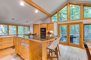 House (5 Bedrooms) | Interior - Soaking Tub & Fire Pit! Home Near Dtwn Suttons Bay (Suttons Bay)