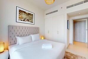 1 室のベッドルーム、アイロン / アイロン台、WiFi、ベッドシーツ