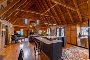 Interior - Quiet, remote cabin nestled between Louisville and Elizabethtown (West Point)