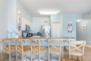 Fridge, microwave, oven, stovetop - 2nd Floor! No elevators needed! Shores of Panama (Panama City Beach)