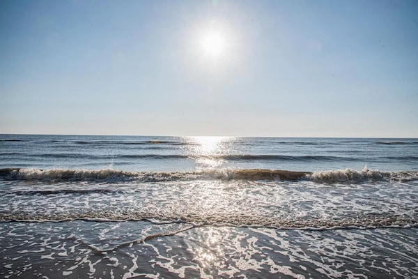 Una spiaggia nelle vicinanze