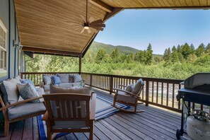 Property grounds - Riverfront Retreat - Sauna, HotTub, Game Rm, Pets (Brightwood)