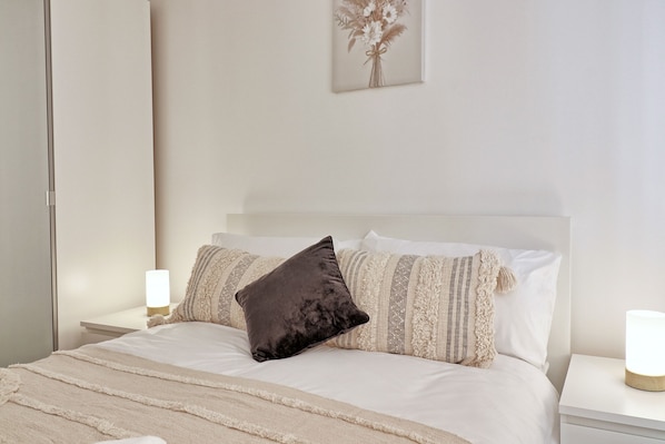 2 間睡房、熨斗/熨衫板、免費 Wi-Fi、床單