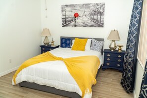 4 bedrooms, iron/ironing board, WiFi