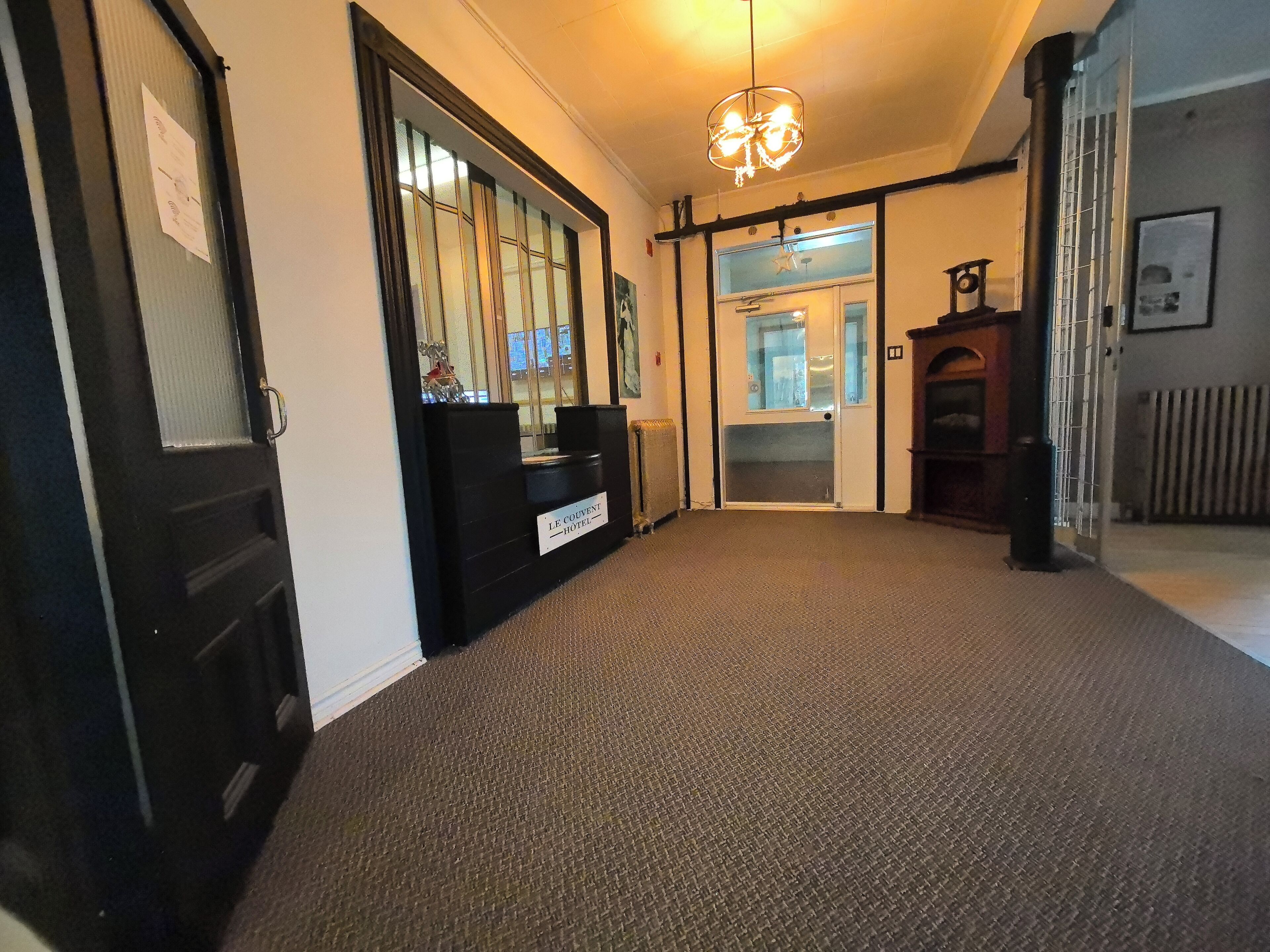 Interior entrance