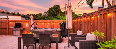 Opções para refeição ao ar livre