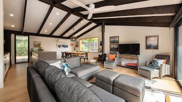 TV connectée, cheminée