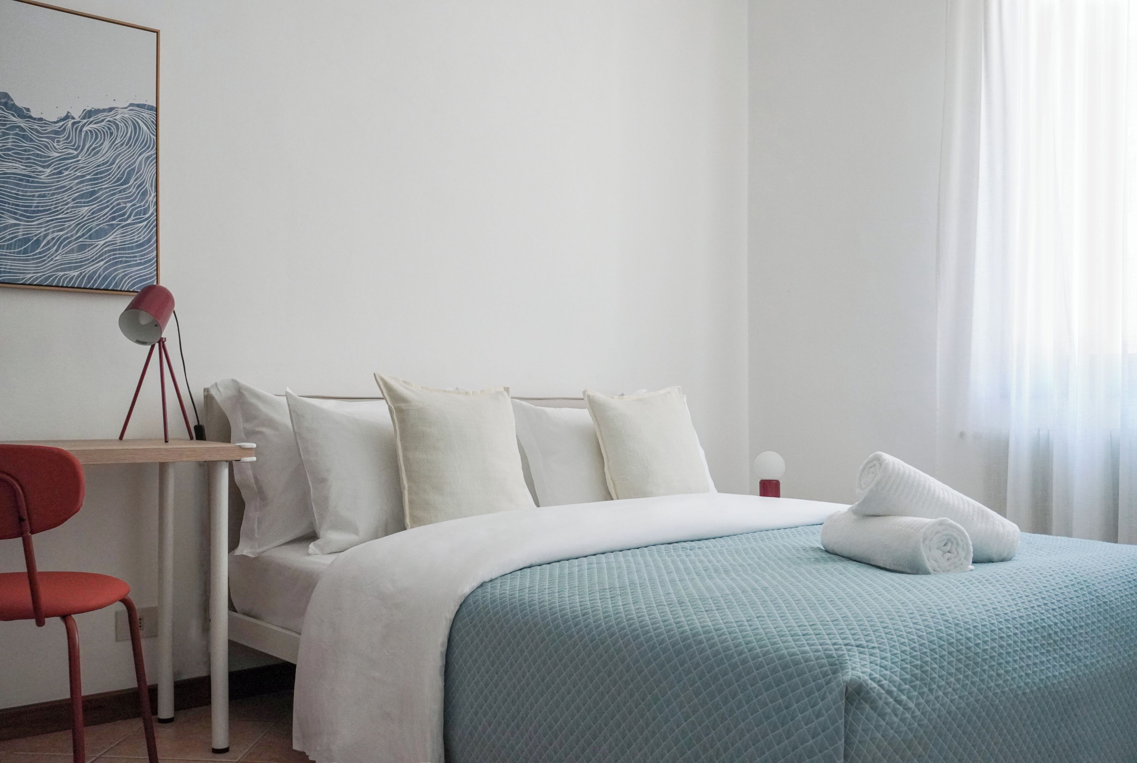 2 chambres, fer et planche à repasser, Wi-Fi gratuit, draps fournis