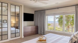 6 slaapkamers, een strijkplank/strijkijzer, beddengoed