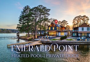 Exterior - Lakefront | Boat Slip | Heated Pool | Luxury Home (Hot Springs)