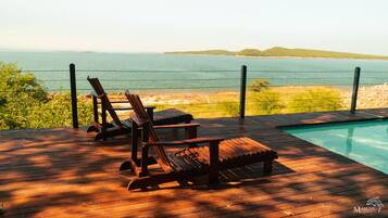 Individually decorated, individually furnished, laptop workspace