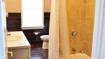 Shower, hair dryer