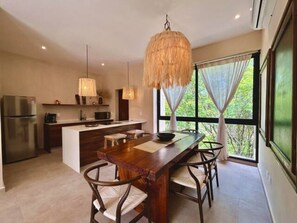 Private kitchen - Bohemian Avant-garde 2BR Apartment (Tulum)