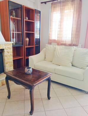 TV connectée, cheminée