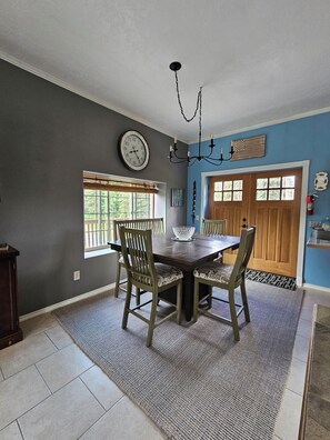 Dining - Tranquil Kenai Block Home. (Kenai)