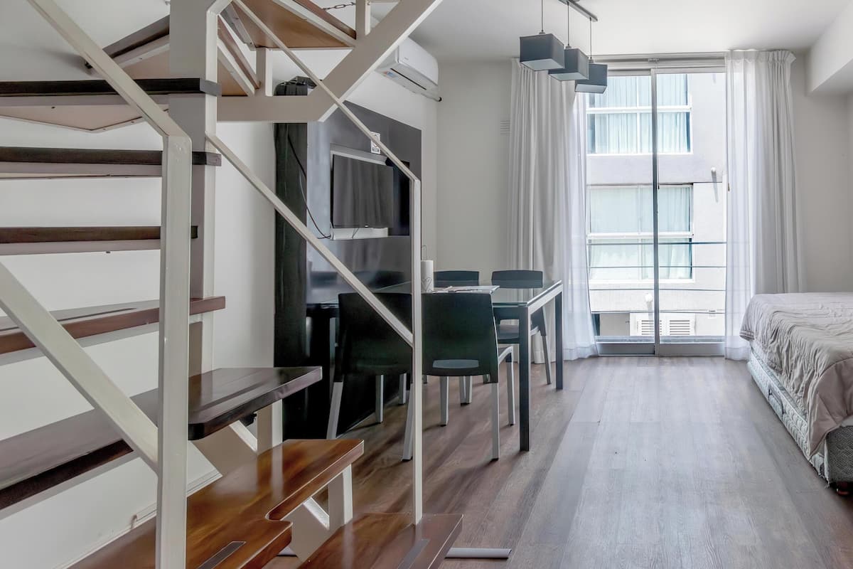 Senior Apartment | Living area | 32-inch LED TV with cable channels