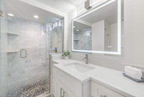 Shower, towels