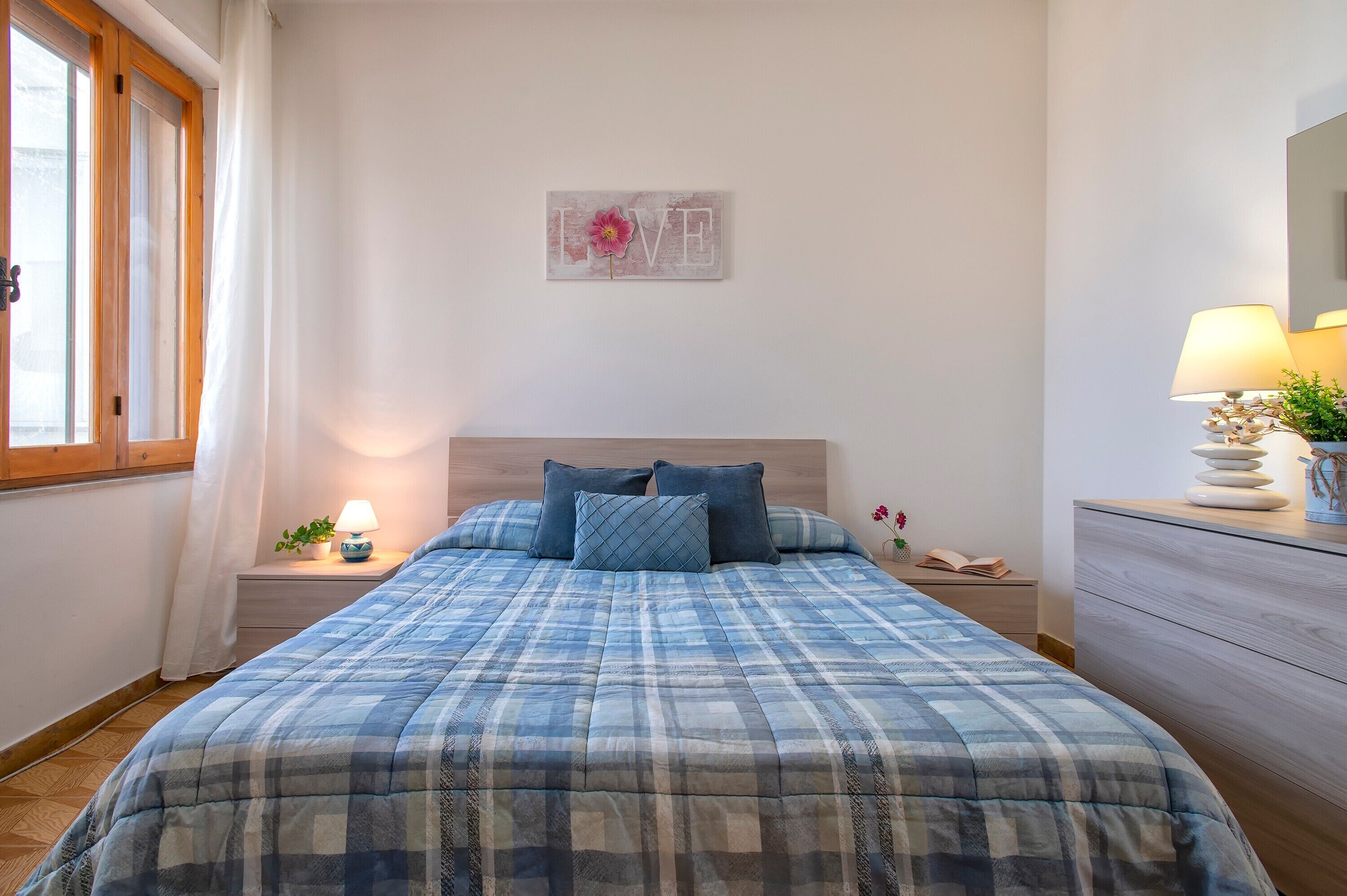 3 habitaciones y ropa de cama 