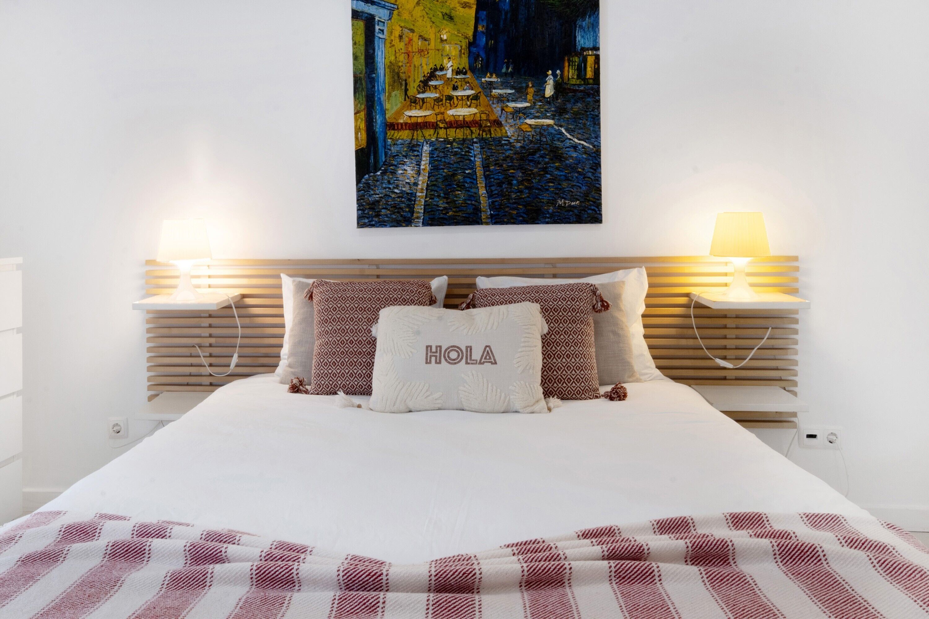 1 多间卧室、熨斗/熨衣板、免费 WiFi、床单