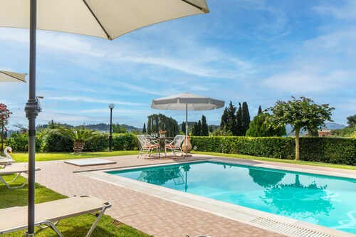 Holiday Apartment "Even Ezer" with Sea View, Private Pool & Wi-Fi