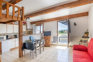 TV, ping pong - Apartment 'Bellevue De La Maréchale' with Private Pool and Wi-Fi (Orgnac-l'Aven)