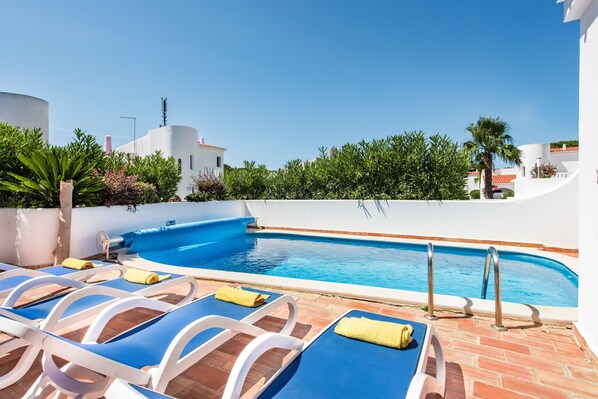 Una piscina riscaldata