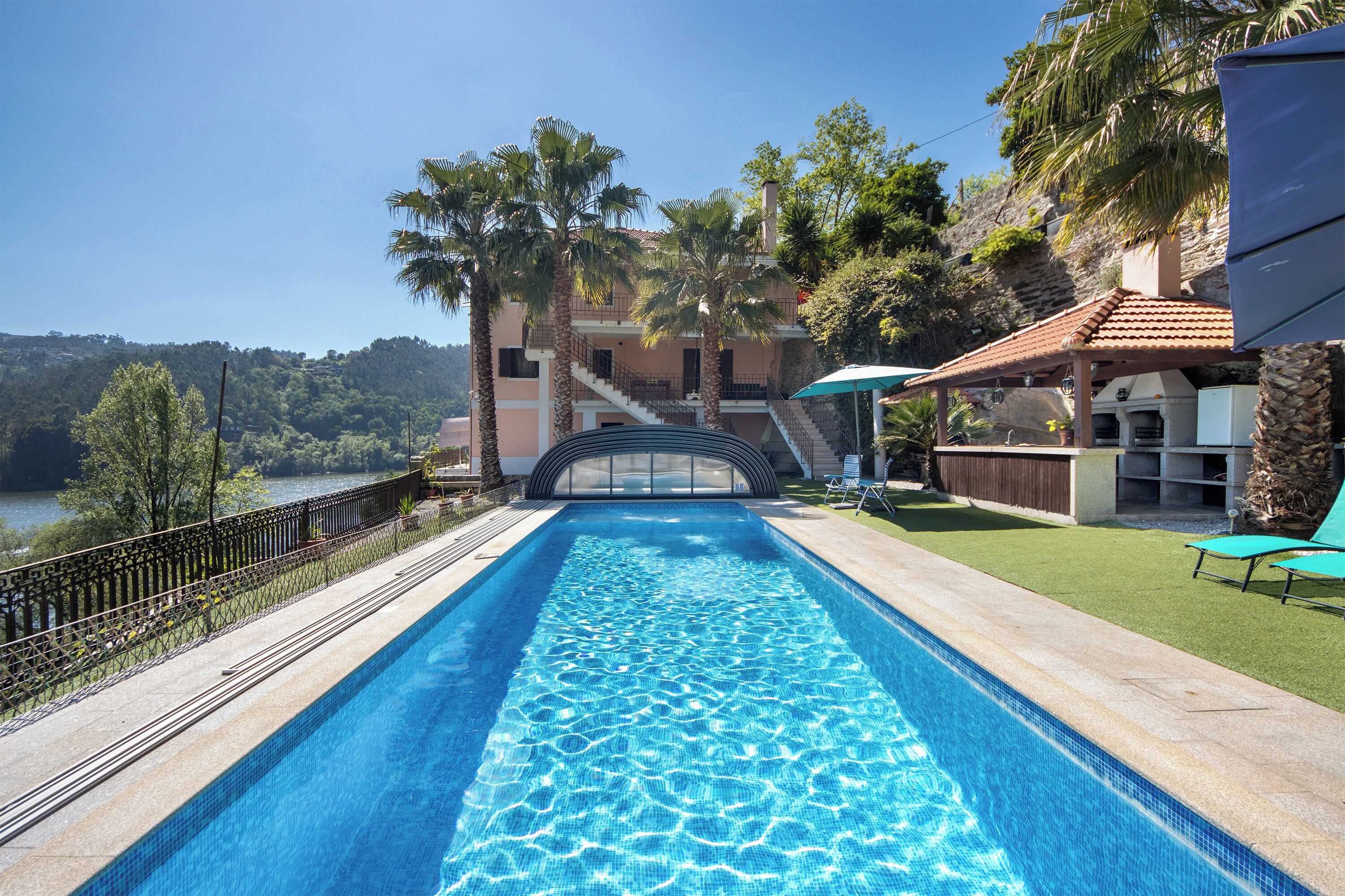 Indoor pool, a heated pool