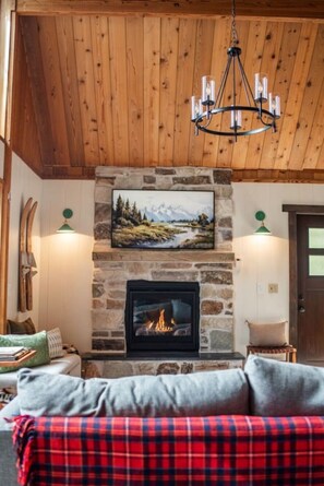 TV, foosball - Waterfront Loon Cottage | Private Boat Dock | Hot Tub (Island Park)