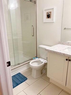 Towels, soap, shampoo, toilet paper - Glorious Home (Brampton)