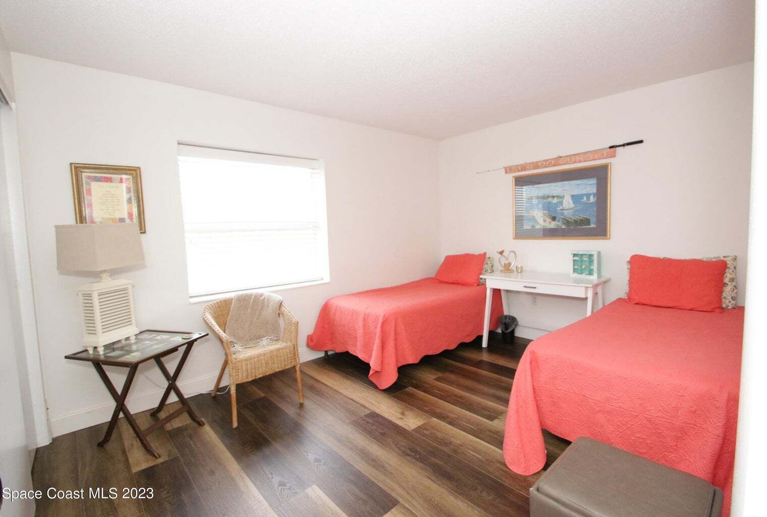 Condo with a view of rocket launches and dolphins. 