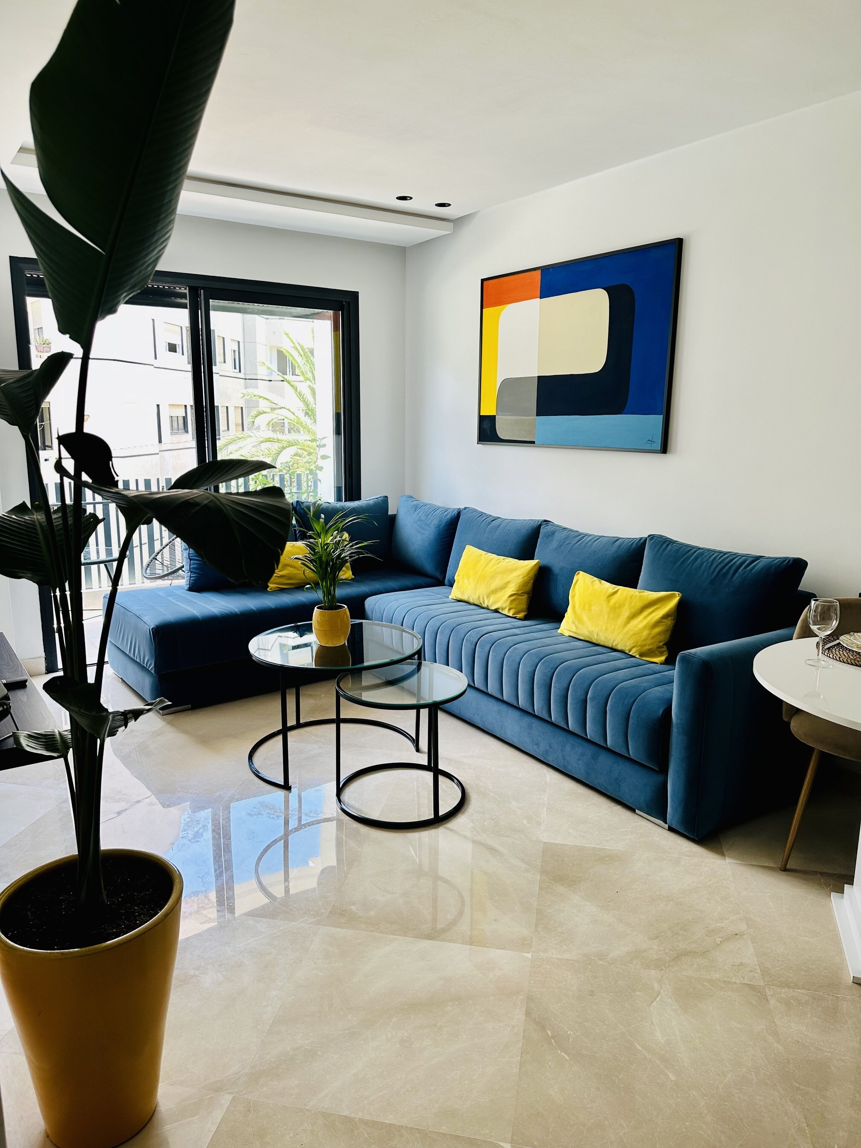 Classic Apartment, City View | Living area | 55-inch Smart TV with digital channels, Netflix, streaming services