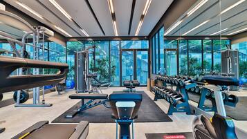 Apartment, 2 Bedrooms, Accessible, Balcony | Fitness facility