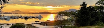 Oceanfront apt 1 mile from downtown with views of Mt. Edgecumbe and marina